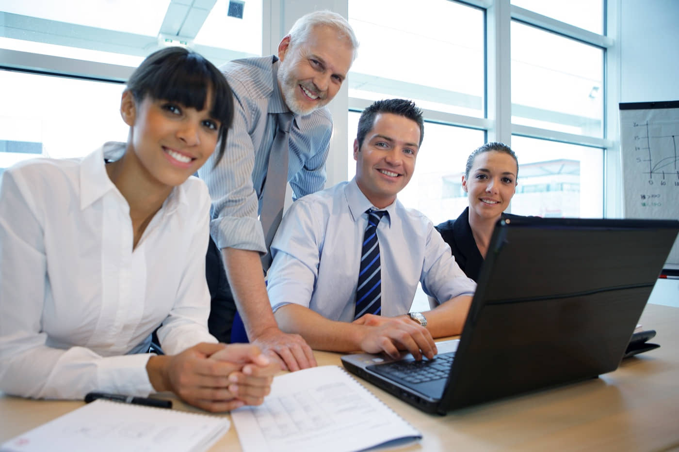 START Canada team collaborating in a modern office